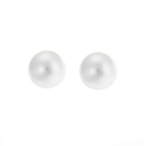 Σκουλαρίκια Senza Silver 925 με μαργαριτάρι 7,5mm