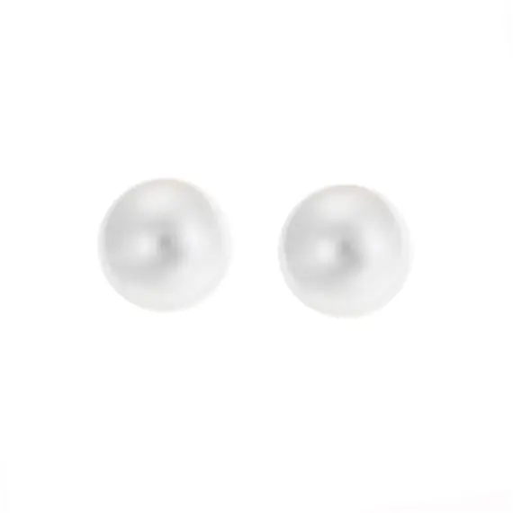 Σκουλαρίκια Senza Silver 925 με μαργαριτάρι 9,5mm