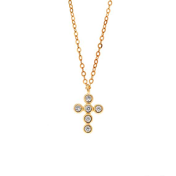 Μενταγιόν Senza Silver 925 Gold Plated