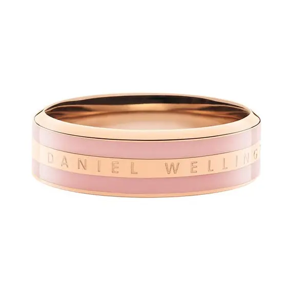 DANIEL WELLINGTON Classic Ροζ Χρυσό Δαχτυλίδι Από Ανοξείδωτο Ατσάλι Και Σμάλτο DW00400063