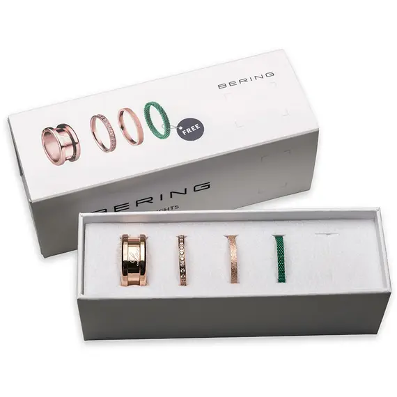 BERING Anniversary Stainless Steel Ring 526-ANNIV20RP, image 2