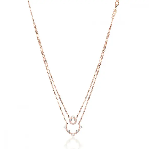JCOU Round Minimal Silver 925 Necklace JW906R1-01