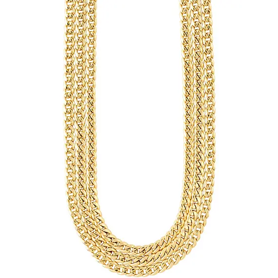 PILGRIM Authenticity Curb Chain Gold-Platet Necklace 122132011