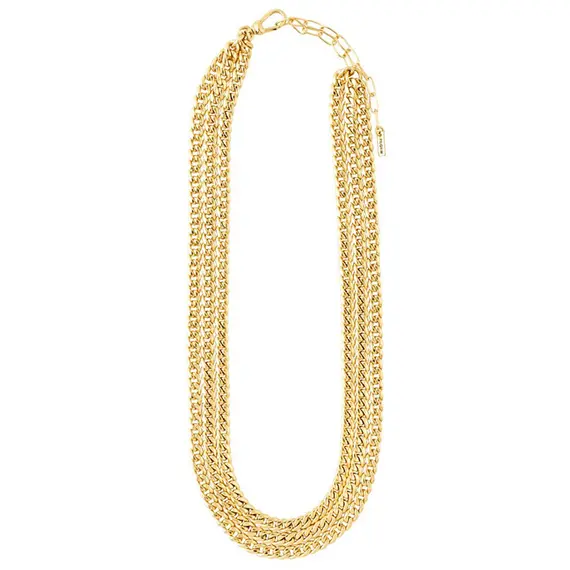 PILGRIM Authenticity Curb Chain Gold-Platet Necklace 122132011, image 2