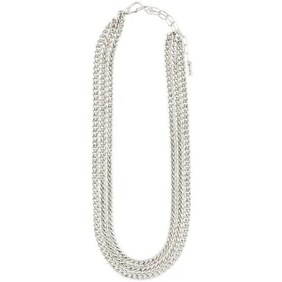 PILGRIM Authenticity Curb Chain Silver-Platet Necklace 122136011, image 2