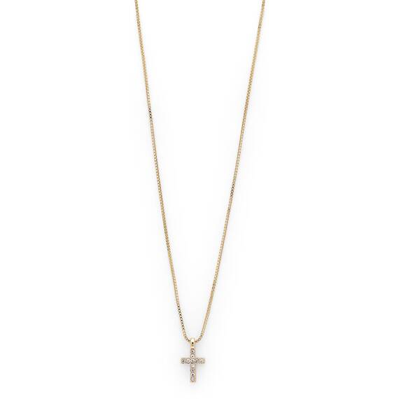 PILGRIM Clara Crystal Gold-Plated Necklace 601912001