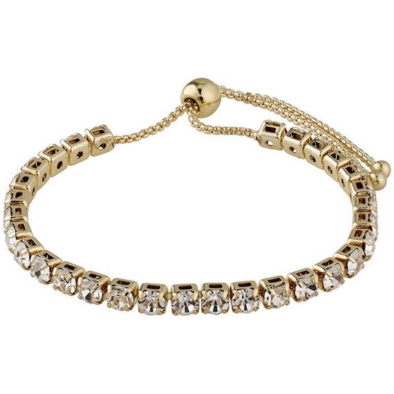 PILGRIM Lucia Crystal Gold-Plated Bracelet 601912022