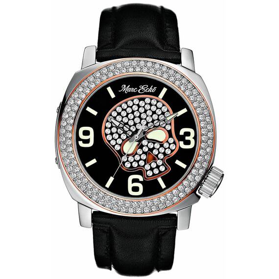 MARC ECKO Skull Face Swarovski Crystals E13524G1