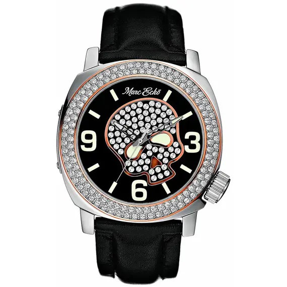 MARC ECKO Skull Face Swarovski Crystals E13524G1