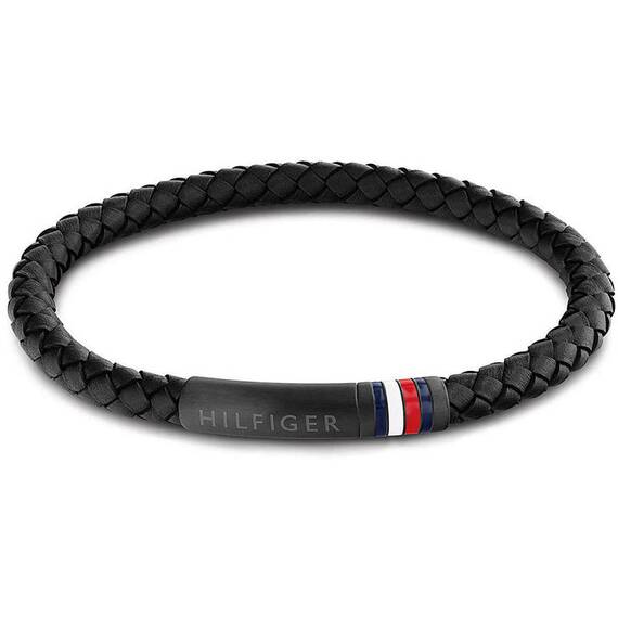 TOMMY HILFIGER Leather Stainless Steel Bracelet 2790403