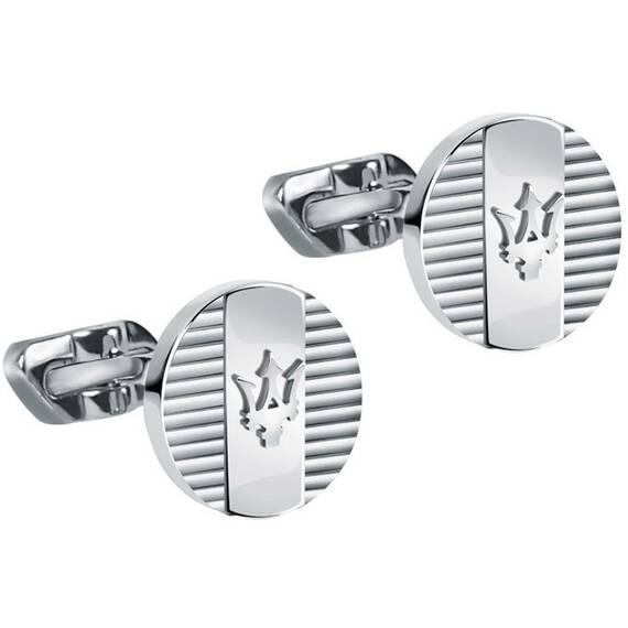 MASERATI Stainless Steel Cufflinks JM121ATK13
