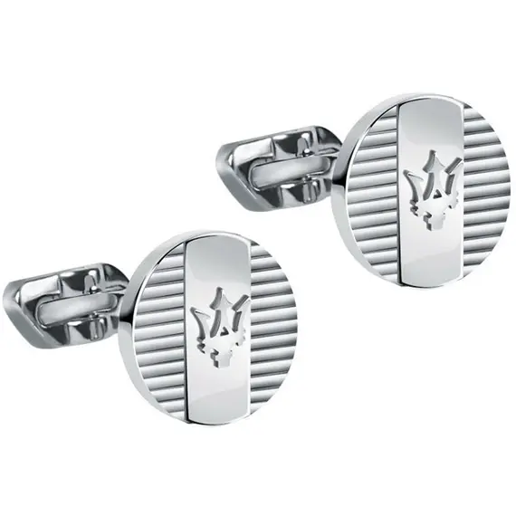 MASERATI Stainless Steel Cufflinks JM121ATK13