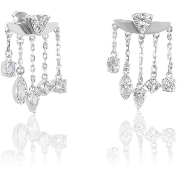 JCOU Multi Stone Silver 925 Earrings JW909S4-03
