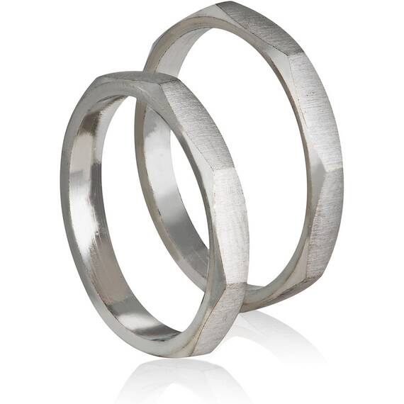 STERGIADIS Wedding Ring With Pattern Gold K14 407-WGOLD