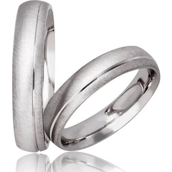 STERGIADIS Wedding Ring With Pattern Gold K14 704-WGOLD
