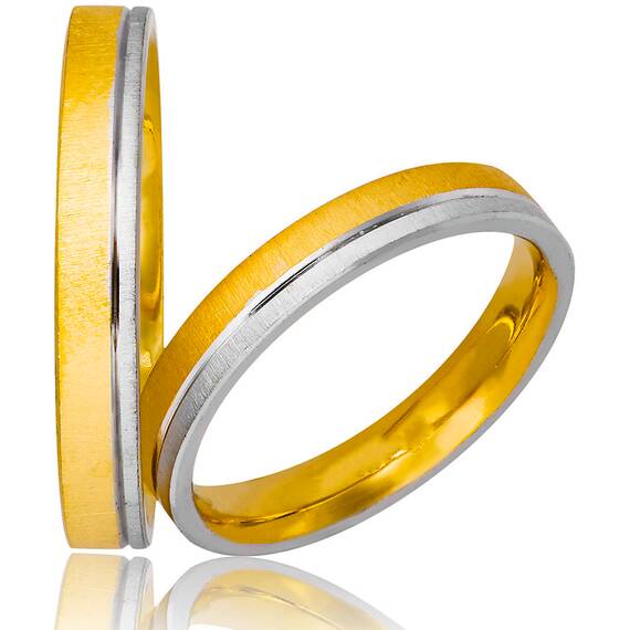 STERGIADIS Wedding Ring With Pattern Gold K14 707-WGGOLD