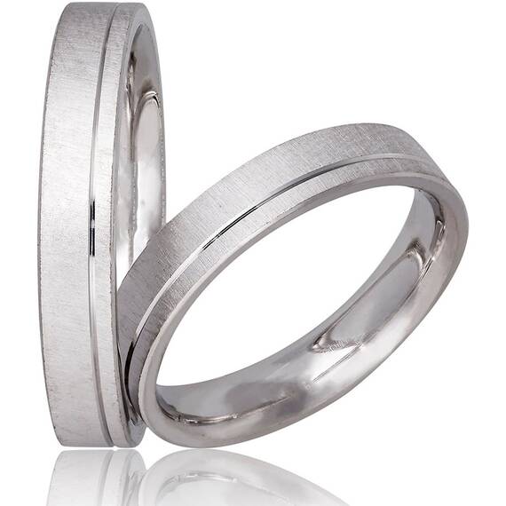 STERGIADIS Wedding Ring With Pattern Gold K14 708-WGOLD