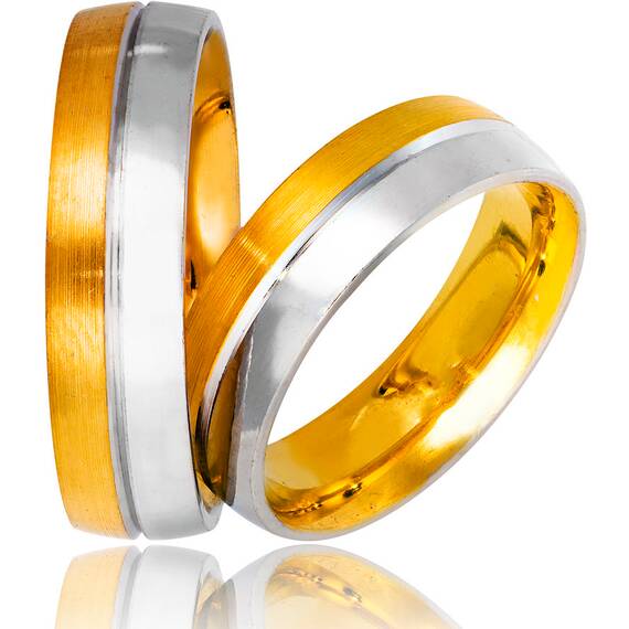 STERGIADIS Wedding Ring With Pattern Gold K14 735-WGGOLD