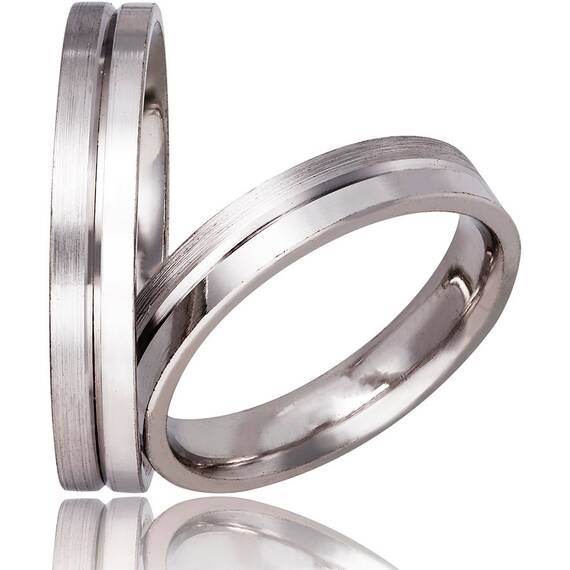 STERGIADIS Wedding Ring With Pattern Gold K14 739-WGOLD
