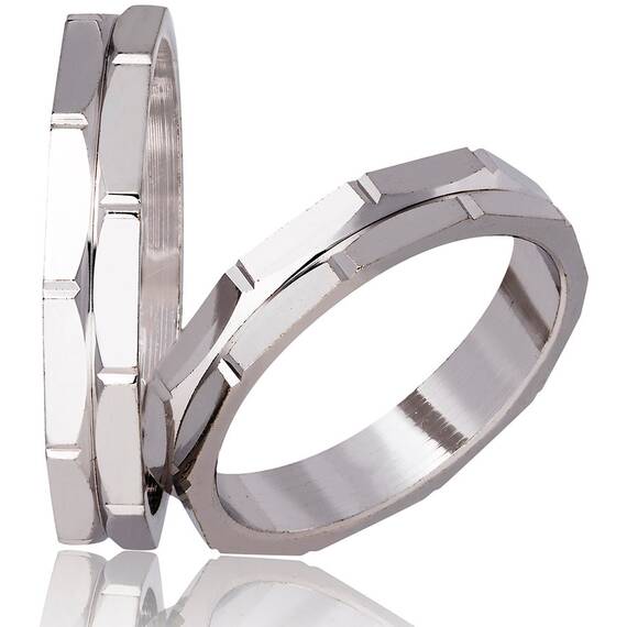 STERGIADIS Wedding Ring With Pattern Gold K14 748-WGOLD