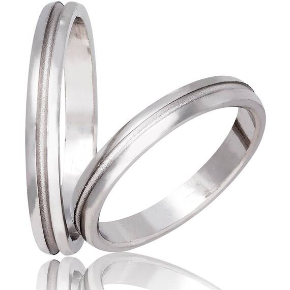 STERGIADIS Wedding Ring With Pattern Gold K14 749-WGOLD