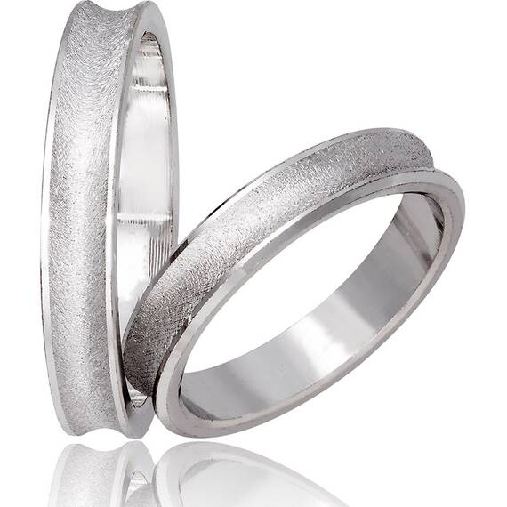 STERGIADIS Wedding Ring With Pattern Gold K14 753-WGOLD