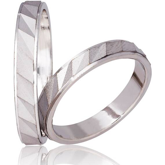 STERGIADIS Wedding Ring With Pattern Gold K14 754-WGOLD