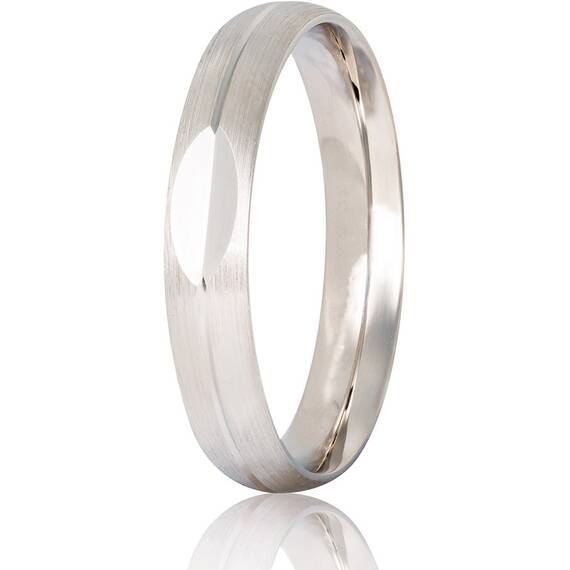 STERGIADIS Wedding Ring With Pattern Gold K14 S10-WGOLD