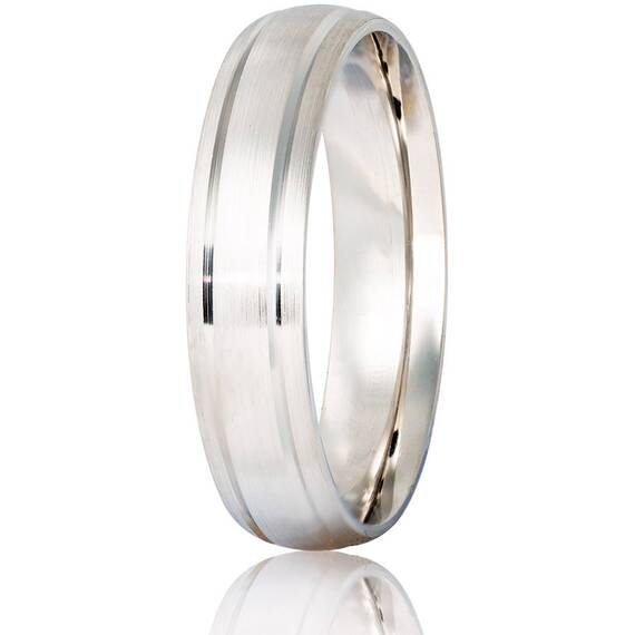 STERGIADIS Wedding Ring With Pattern Gold K14 S12-WGOLD