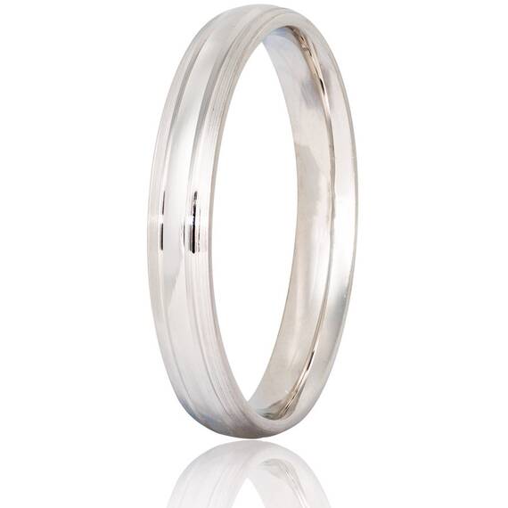 STERGIADIS Wedding Ring With Pattern Gold K14 S13-WGOLD