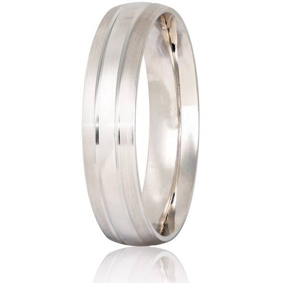 STERGIADIS Wedding Ring With Pattern Gold K14 S14-WGOLD