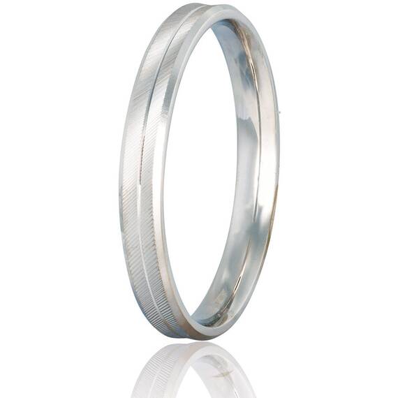 STERGIADIS Wedding Ring With Pattern Gold K14 S1-WGOLD