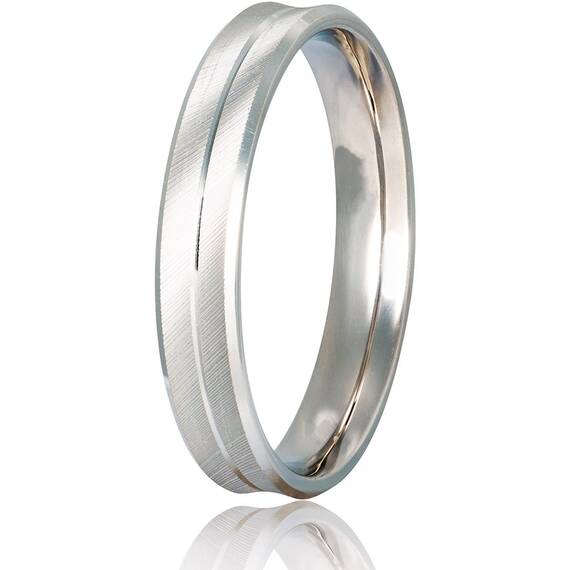 STERGIADIS Wedding Ring With Pattern Gold K14 S2-WGOLD