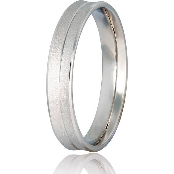STERGIADIS Wedding Ring With Pattern Gold K14 S3-WGOLD