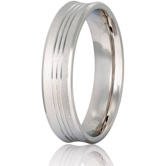 STERGIADIS Wedding Ring With Pattern Gold K14 S4-WGOLD