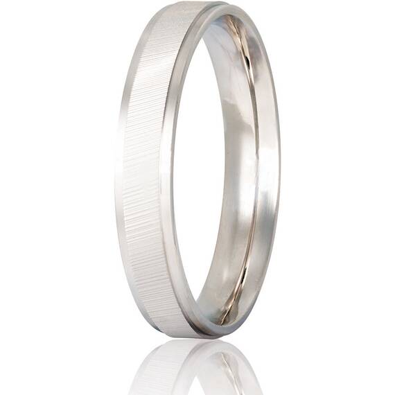 STERGIADIS Wedding Ring With Pattern Gold K14 S6-WGOLD