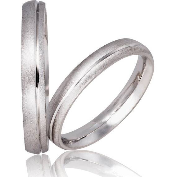 STERGIADIS Wedding Ring With Pattern Gold K14 702-WGOLD