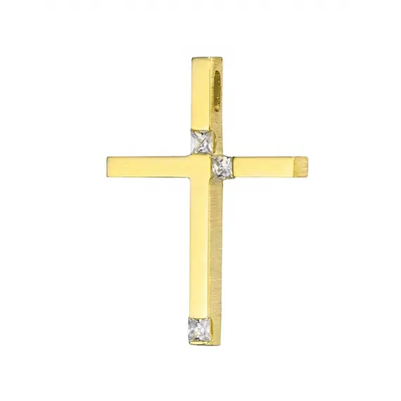 TRIANTOS Yellow Gold Cross 14K 1.1.1369Y