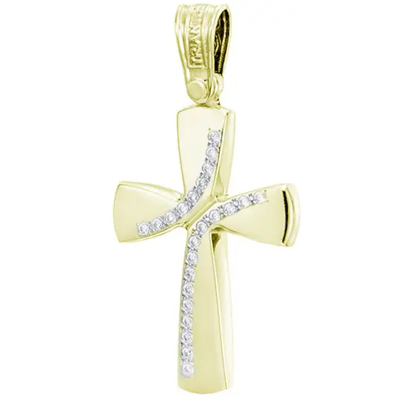 TRIANTOS Yellow Gold Cross 14K 1.2.1242Y