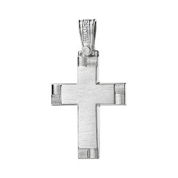 TRIANTOS White Gold Cross 14K 1.2.1276W