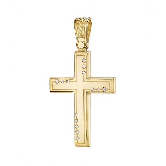 TRIANTOS Yellow Gold Cross 14K 1.2.1320Y