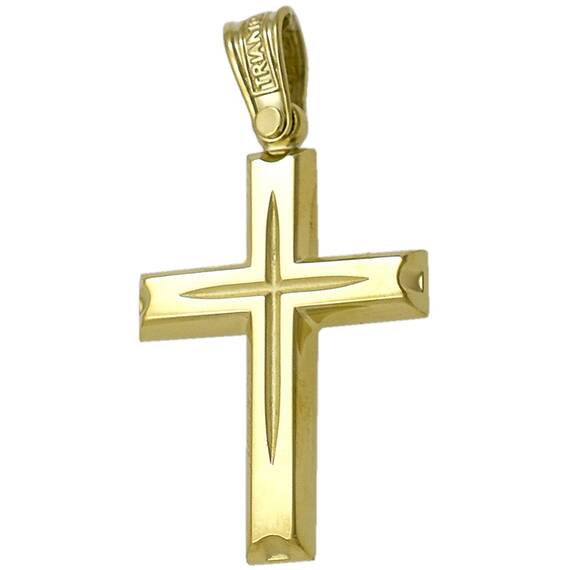 TRIANTOS Yellow Gold Cross 14K 1.7.1015Y