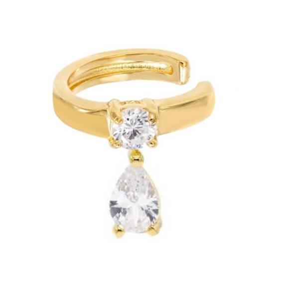 LAURA P. Glamour Silver 925 Earcuff EA0014GB