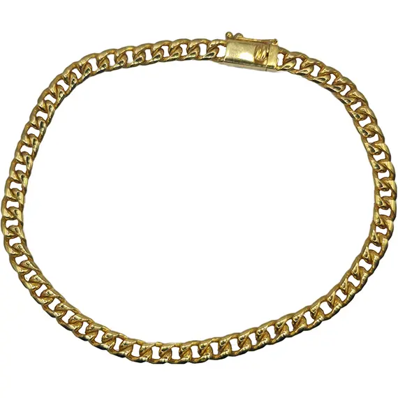 KALOUSTIAN Βραχιόλι Σε Κίτρινο Χρυσό 14K 22cm KALST04