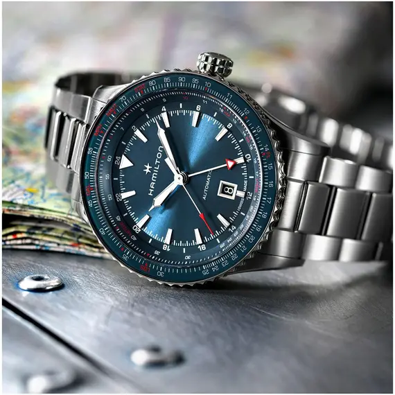 HAMILTON Khaki Aviation Converter GMT Automatic H76715140, image 5