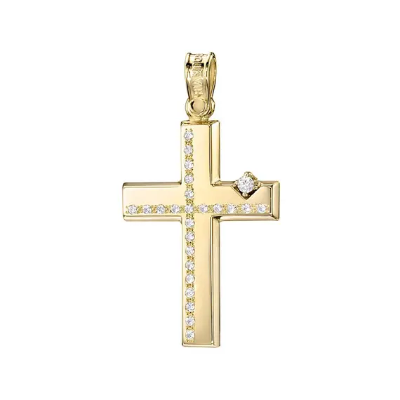 TRIANTOS Yellow Gold Cross 14K 1.2.1293Y