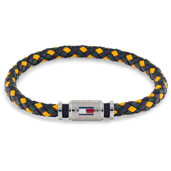 TOMMY HILFIGER Leather Stainless Steel Bracelet 2790455