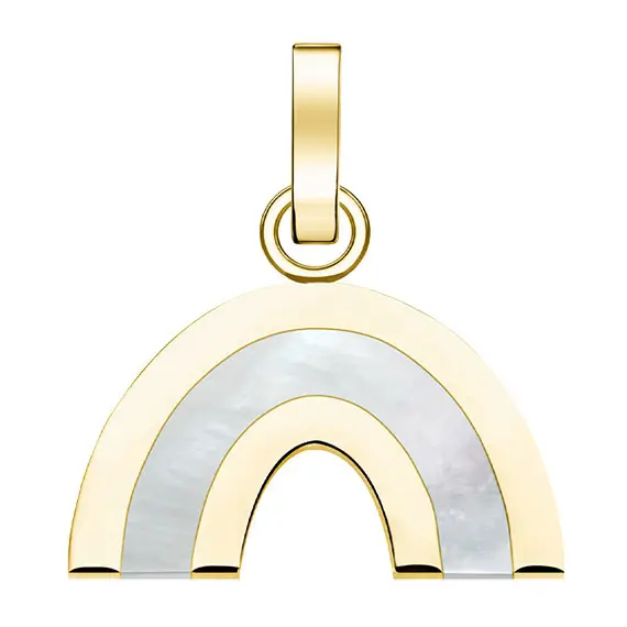 ROSEFIELD Stainless Steel Pendant PE-GOLD-RAINBOW