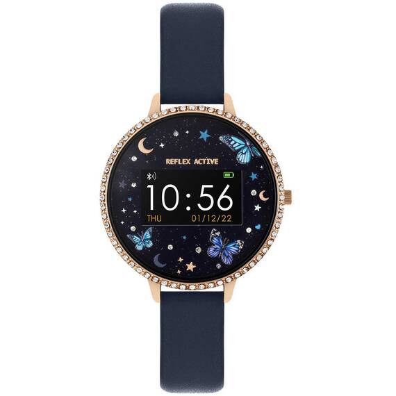 REFLEX ACTIVE Series 03 Smartwatch Night Sky Navy Strap RA03-2126