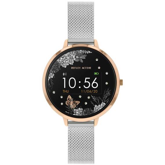 REFLEX ACTIVE Series 03 Smartwatch Silver Garden Silver Bracelet RA03-4041
